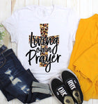 Living On A Prayer Leopard Cross - SKC Boutique