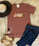 Faith Floral Tee - SKC Boutique